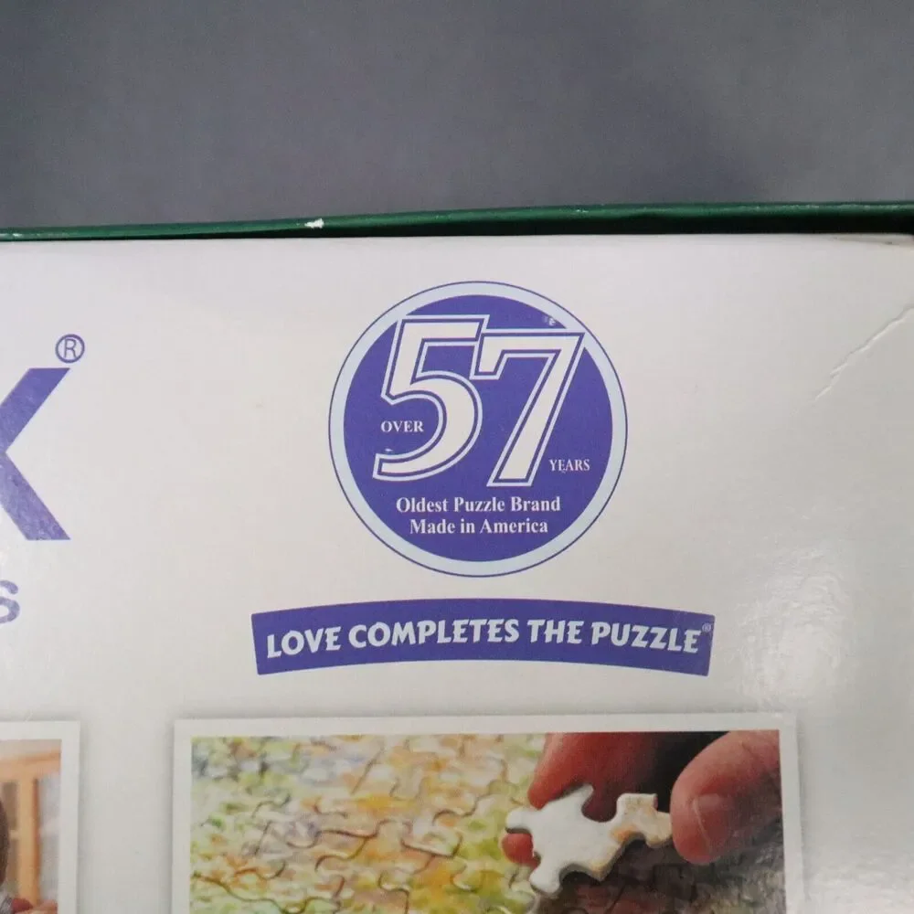 Springbok Puzzle 500 Irregular pieces Snowy Bird Feeder 18